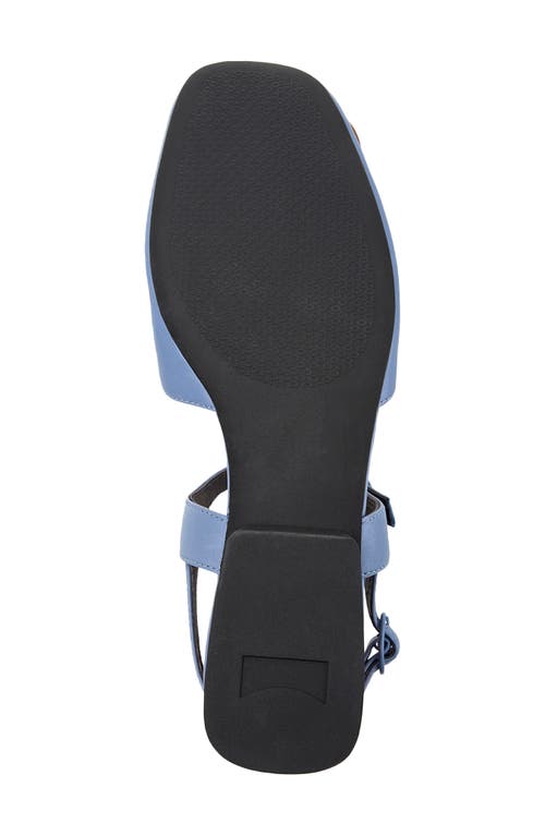 Camper Myra Ankle Strap Flat In Blue