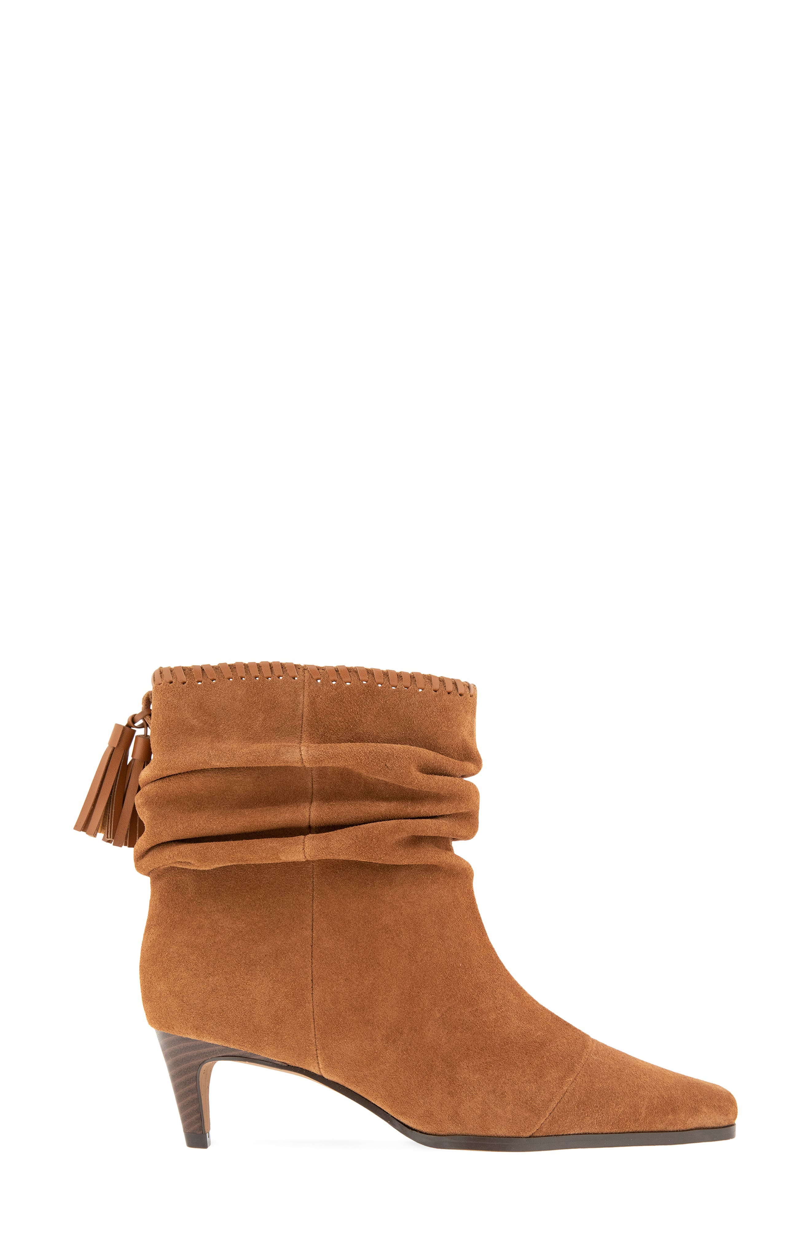 Jose Cap Toe Slouch Bootie, Alternate, color, CARAMEL