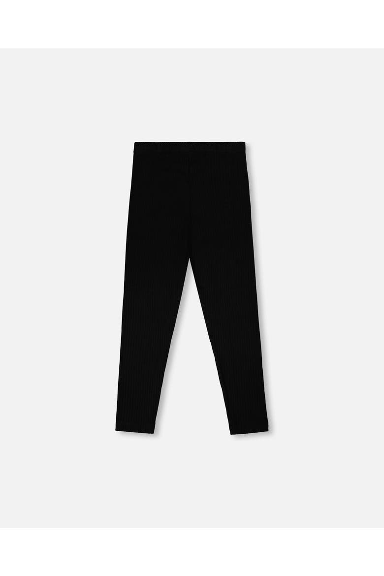 Full-Length Rib Leggings, Alternate, color, Black