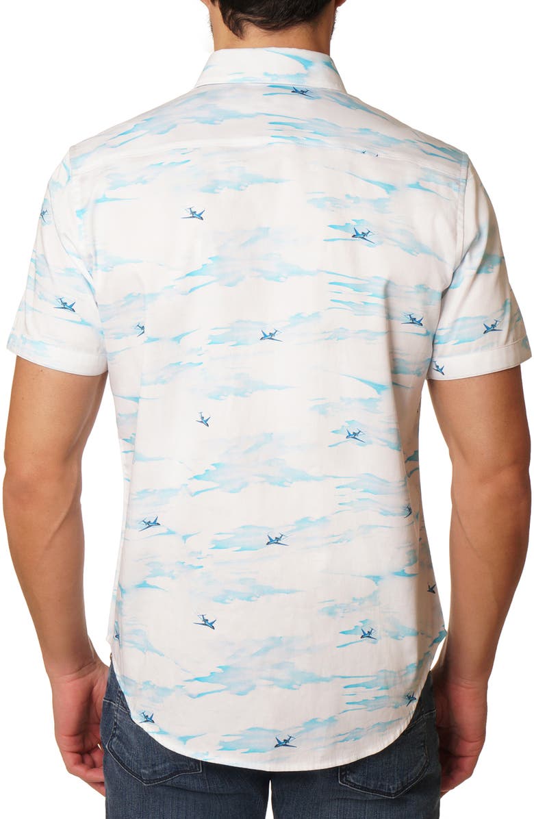 Robert Graham Fulton Short Sleeve Woven Shirt, Alternate, color, 
