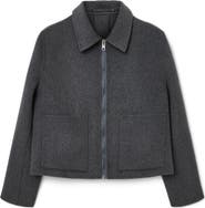 AllSaints Seannah Wool Blend Jacket