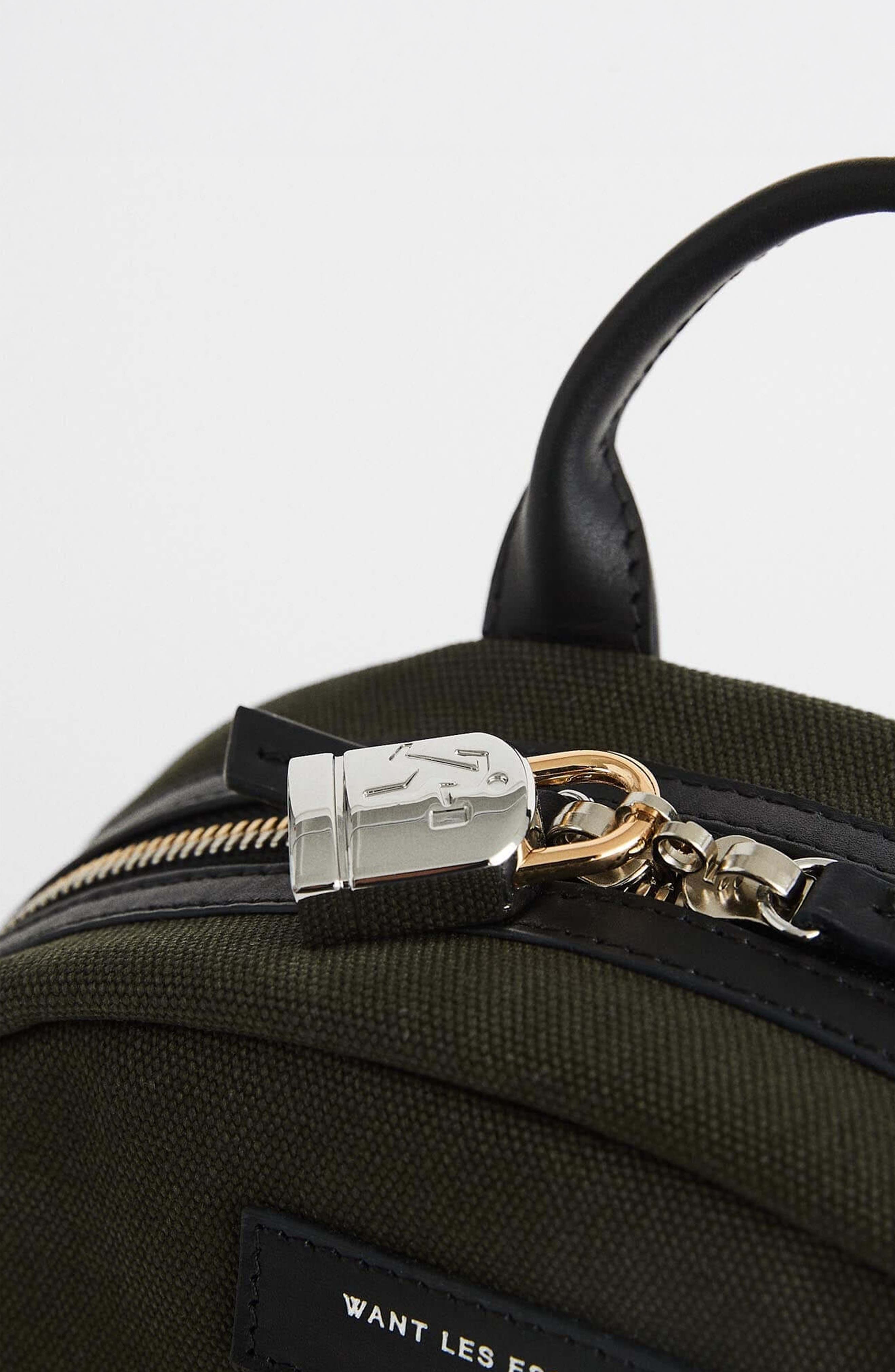 Mini Piper Nylon Backpack, Alternate, color, OLIVE/ BLACK