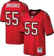 Mitchell & Ness Men's Mitchell & Ness Derrick Brooks Red Tampa Bay Buccaneers Legacy Replica Jersey