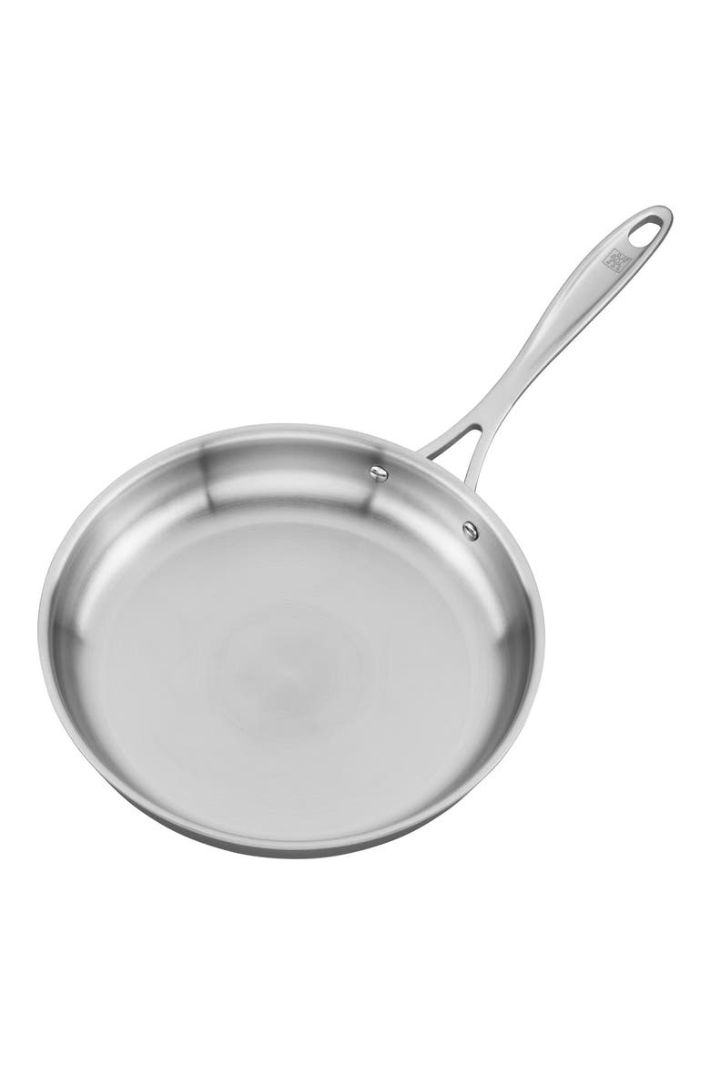 Spirit Polished 2-Piece Fry Pan Set, Alternate, color, STAINLESS STEEL