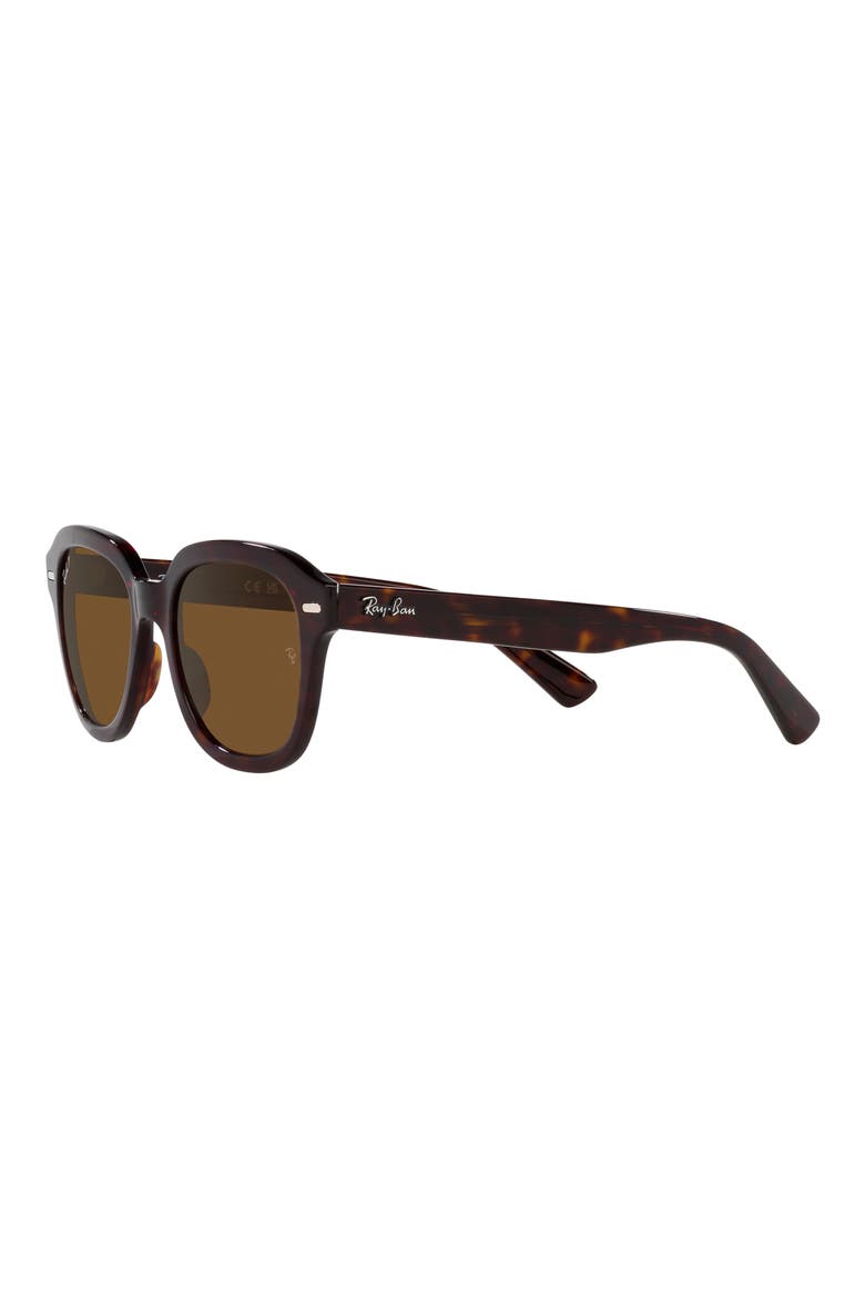 Erik 51mm Polarized Square Sunglasses, Alternate, color, HAVANA