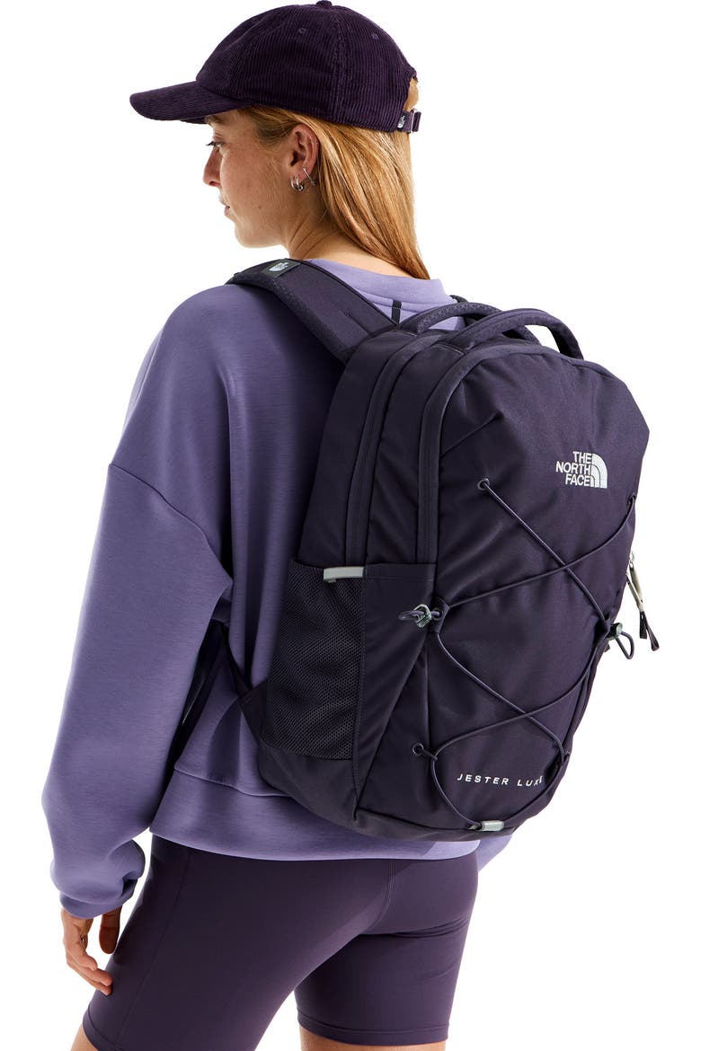 north face backpack 2020 The Youth Court Jester Backpack: Asphalt Grey/LED Yellow The front elastic bungee system allows you to easily store and access items like a jacket or helmet The North Face Women's Jester
