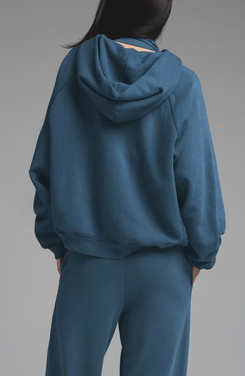 Relaxed French Terry Zip Hoodie