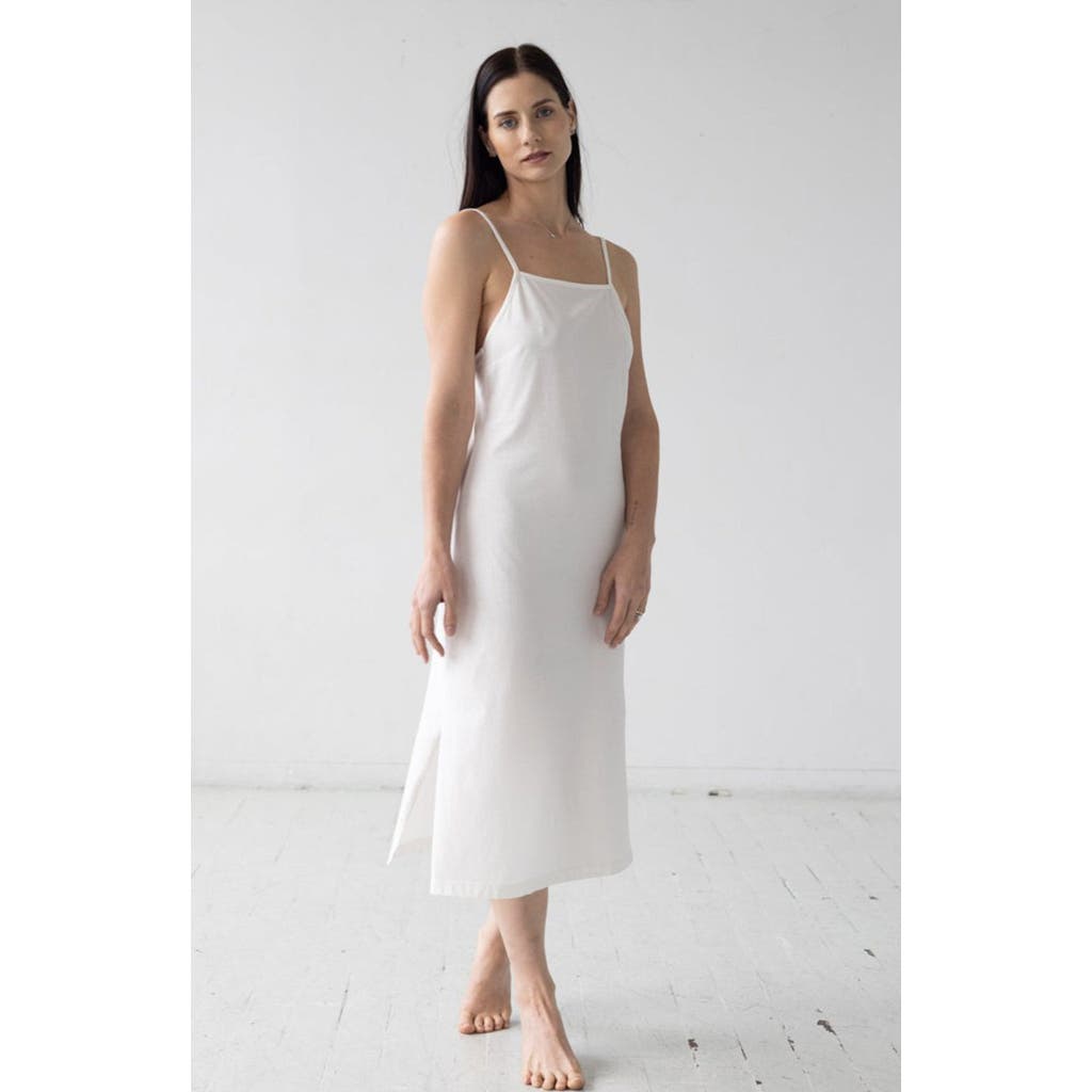 Salua Alma Midi Chemise In White