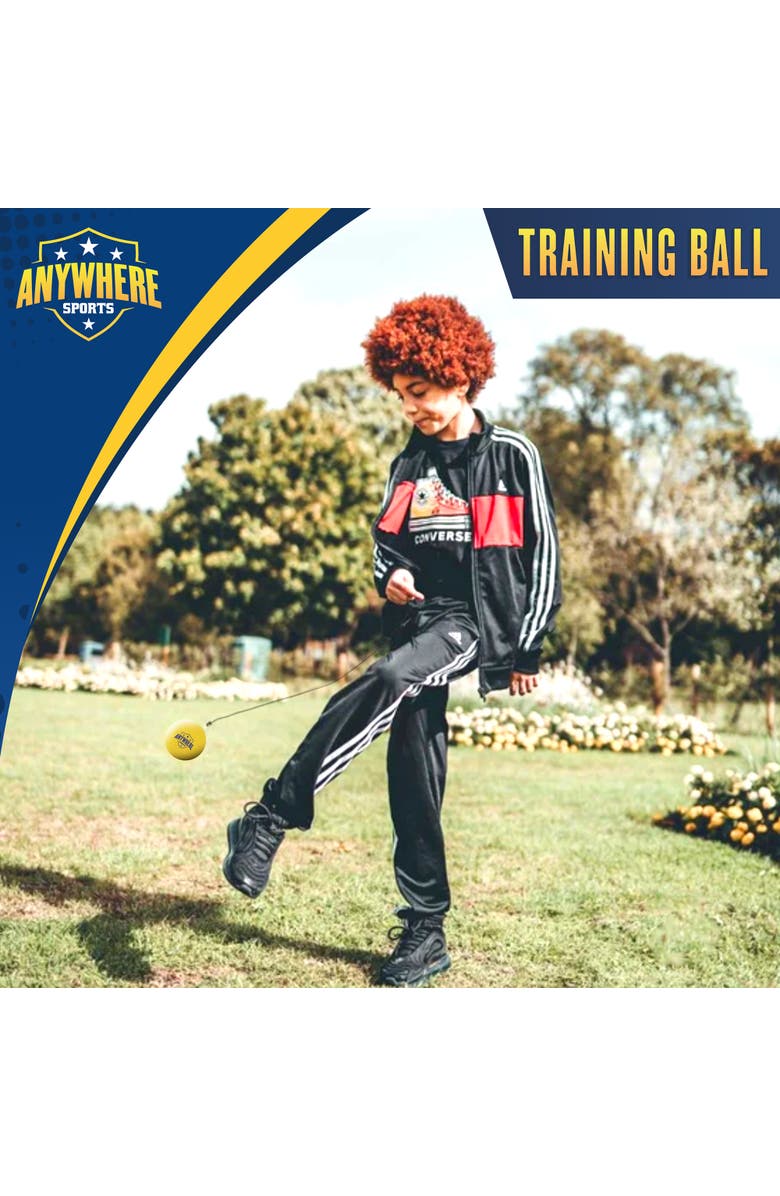 Anywhere Sports Training Ball | 3In1 Leash Clip, Alternate, color, Multicolored