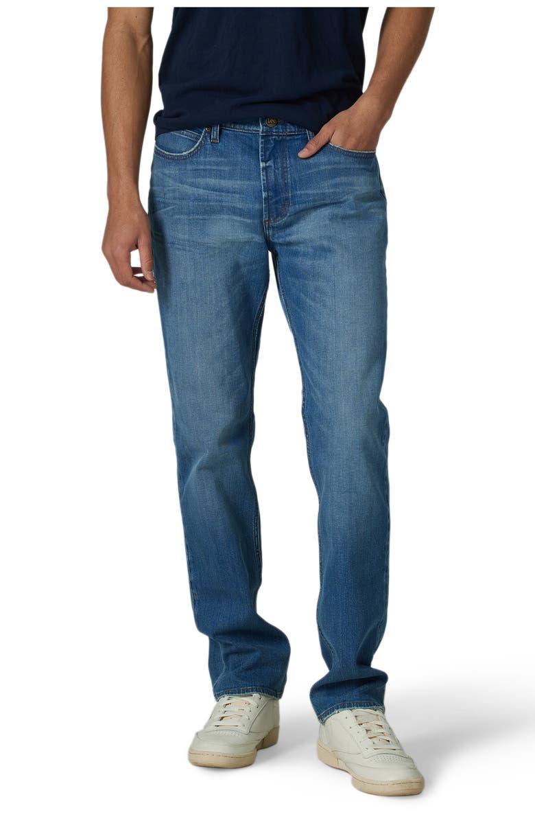 Lee Regular Straight Leg Jeans, Main, color,