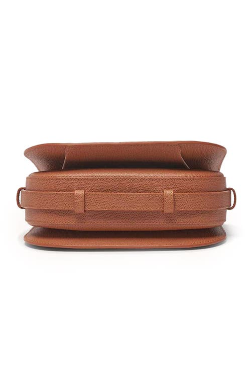 Senreve Cadence Crossbody Pebbled Leather Handbag In Brown