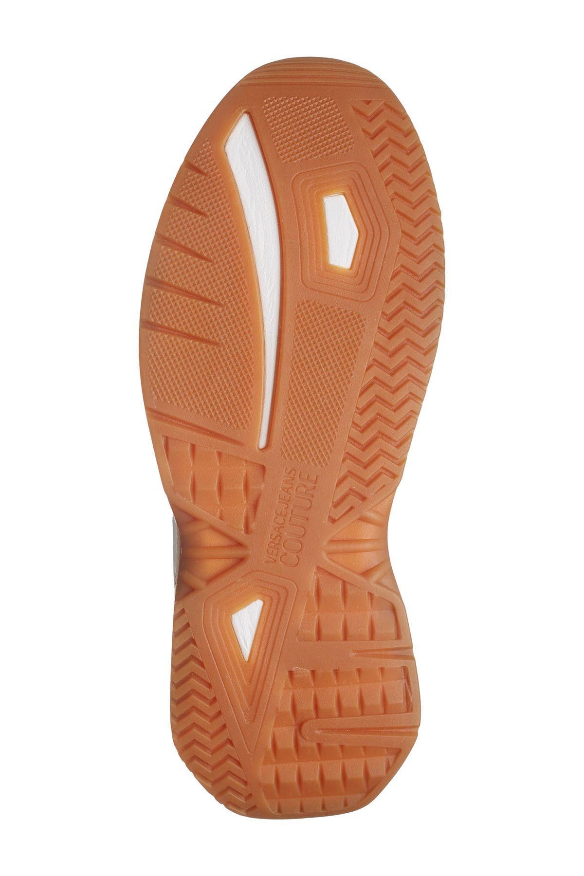 Versace Jeans Leather Low Top Sneaker, Alternate, color, 