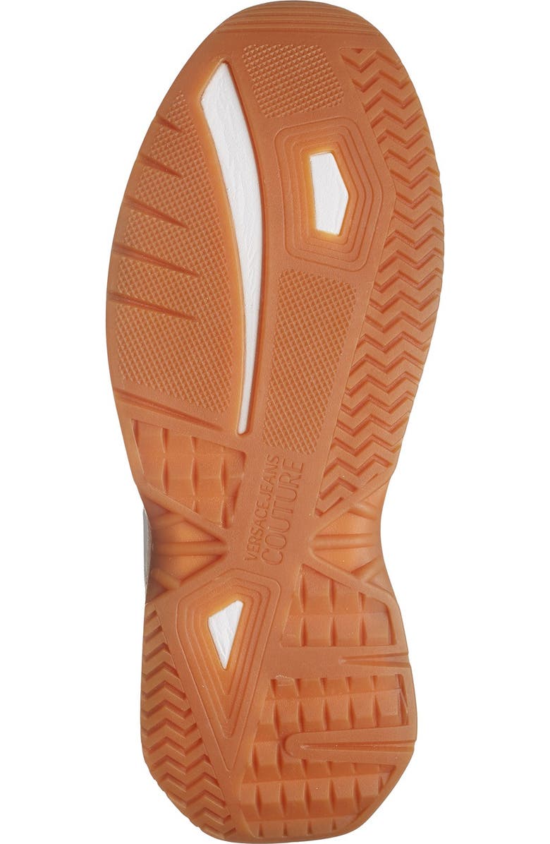 Versace Jeans Leather Low Top Sneaker, Alternate, color,