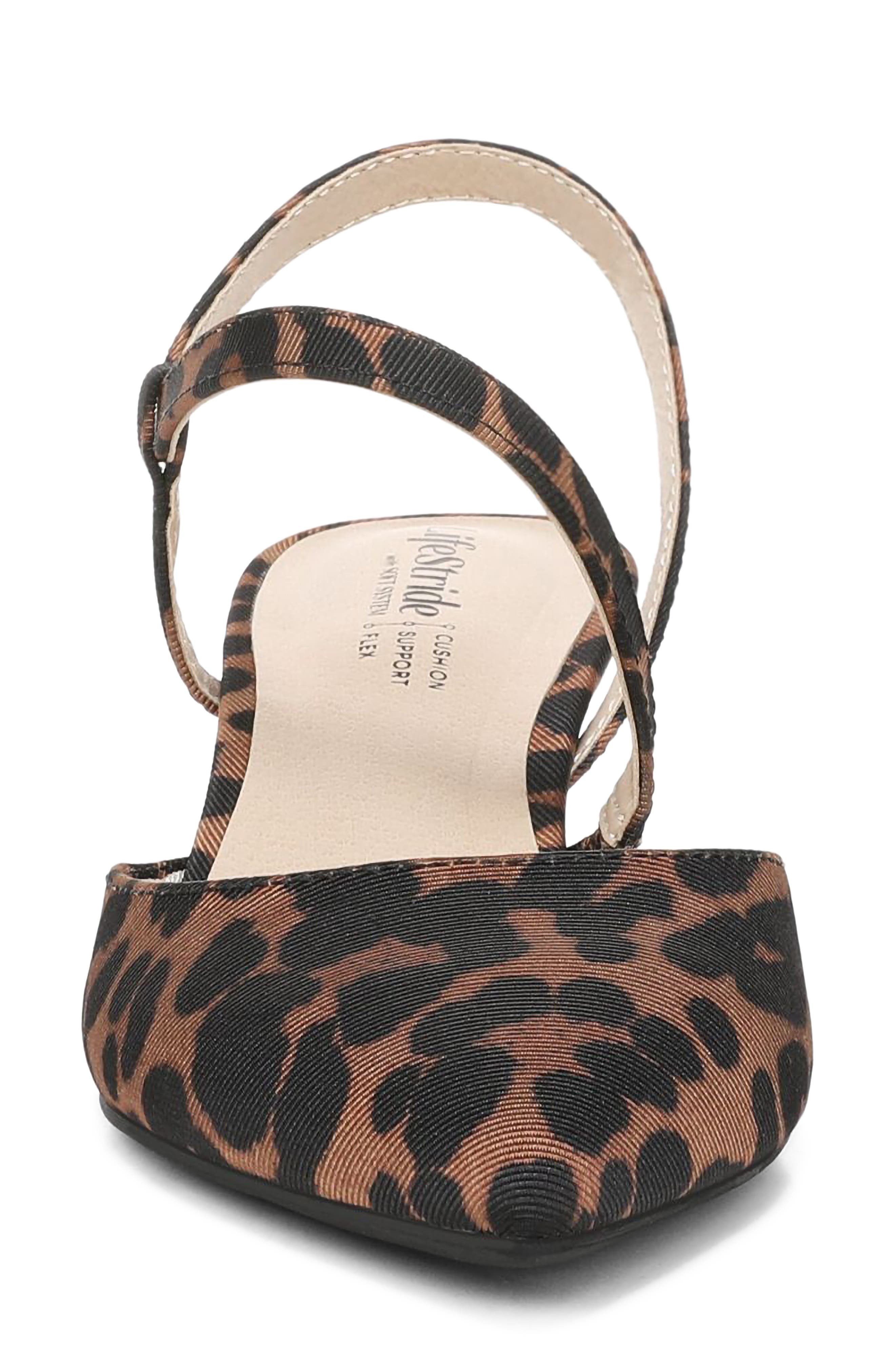 LifeStride Minimalist Pointed Toe Pump, Alternate, color, Brown Multi