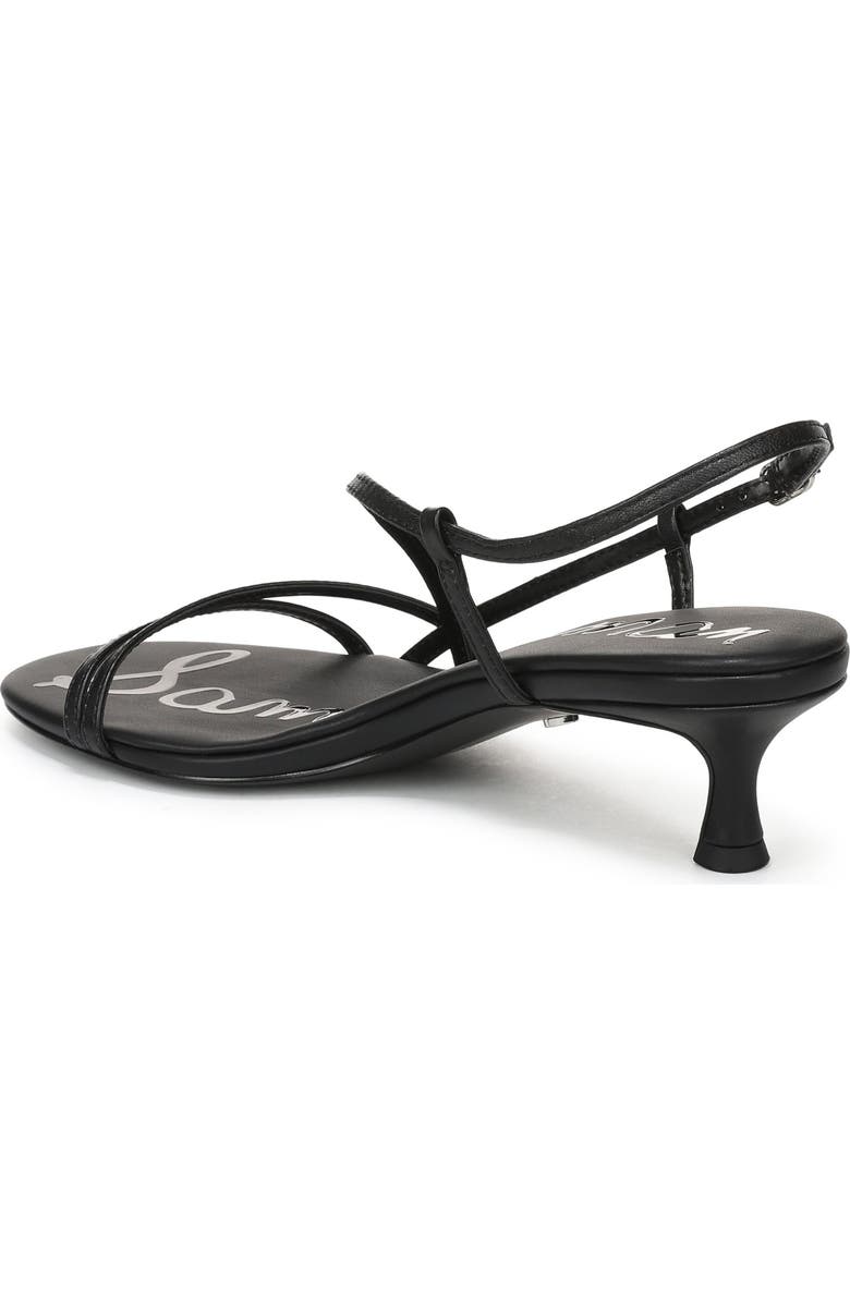 Sam Edelman Cora Slingback Kitten Heel Sandal, Alternate, color, Black