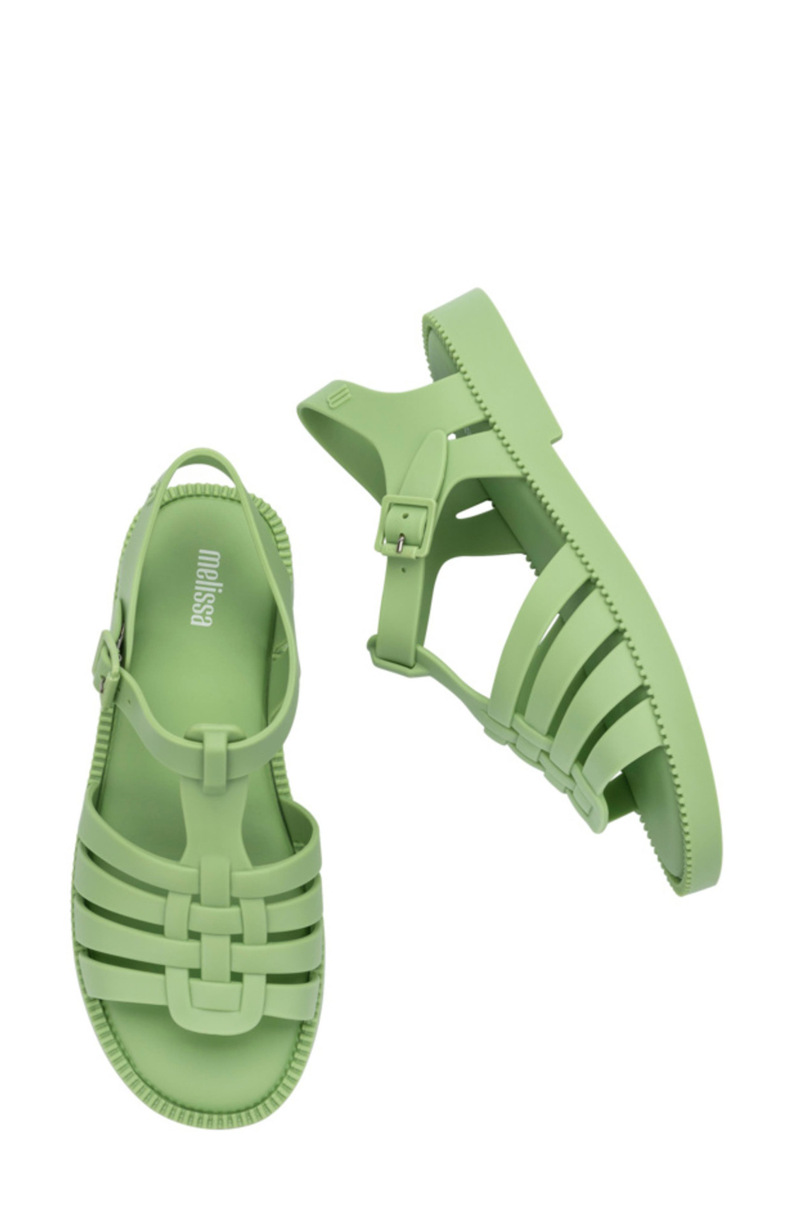 Melissa Possession Fresh Sandal, Alternate, color, Green/ Black