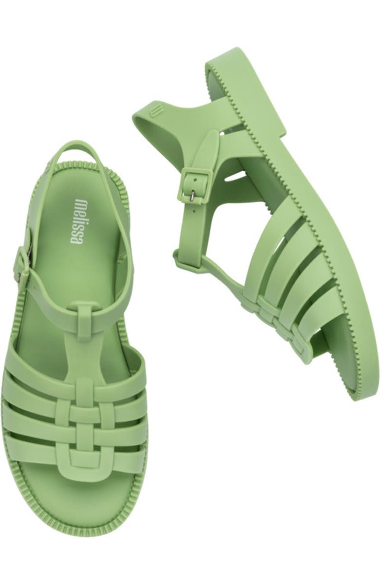 Melissa Possession Fresh Sandal, Alternate, color, Green/ Black