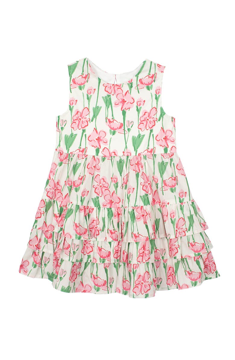 Mabel + Honey Pink Floral Sleeveless Dress, Alternate, color, 