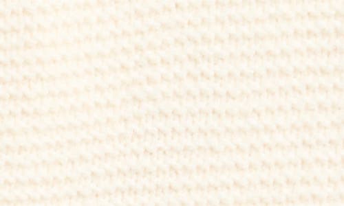 Marine Layer Everly Cable Detail Crop Polo Sweater In Neutral