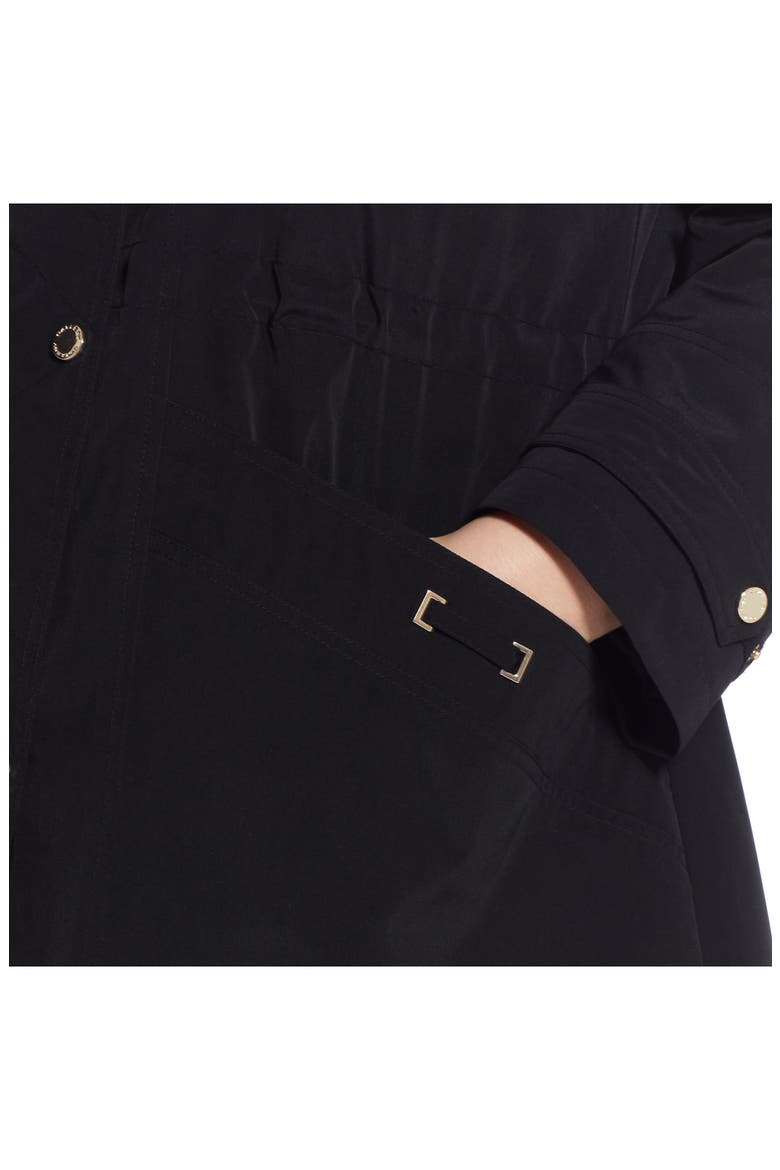 Water Resistant Rain Jacket, Alternate, color, BLACK
