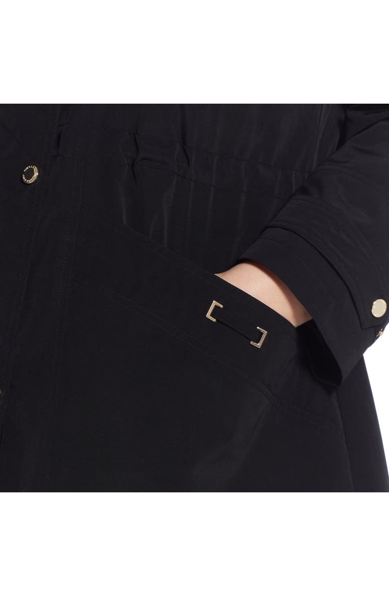 Gallery Water Resistant Rain Jacket, Alternate, color, Black