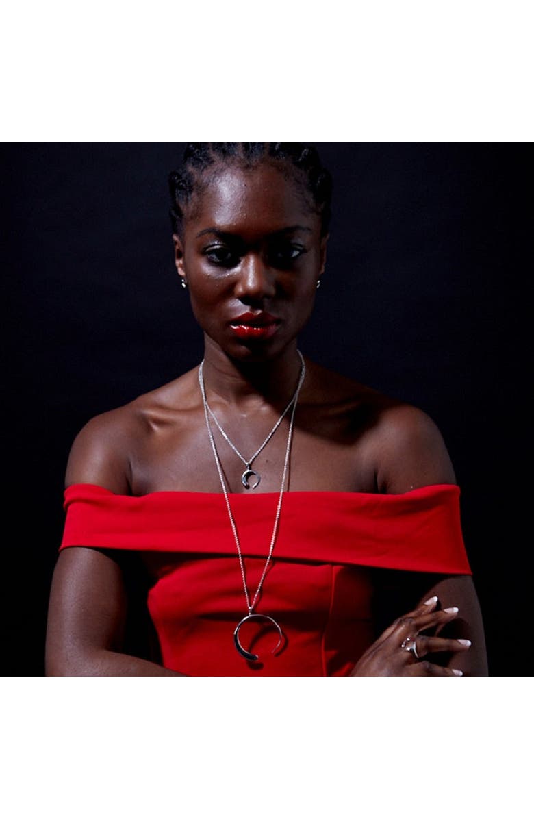 Lucy Quartermaine Luna Pendant, Alternate, color, Sterling Silver