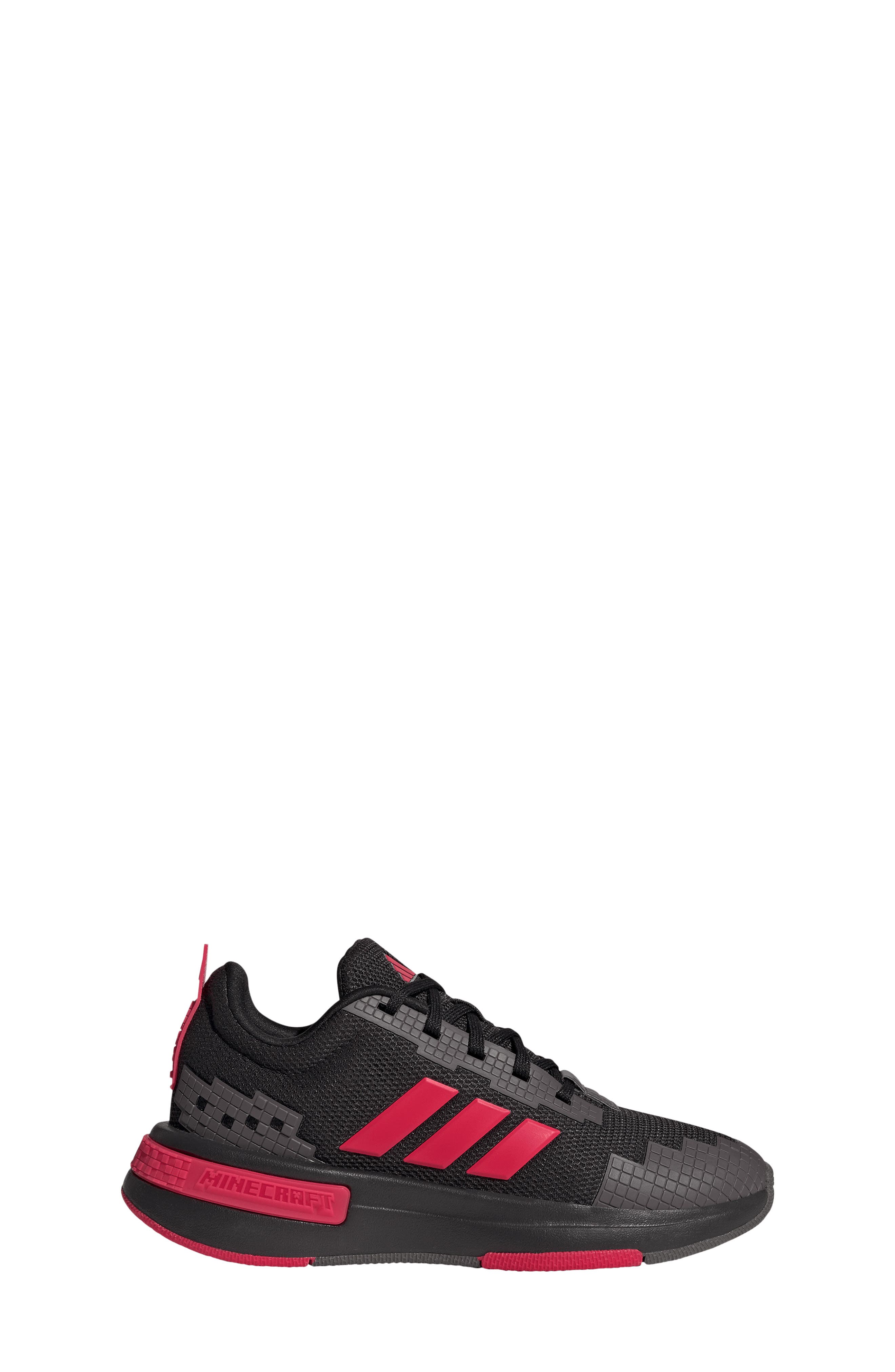 Kids' Minecraft Pro Running Shoe, Alternate, color, BLACK/ LUCID RED/ GREY