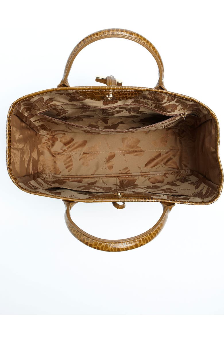 Longchamp 'Roseau' Croc Embossed Tote, Alternate, color,