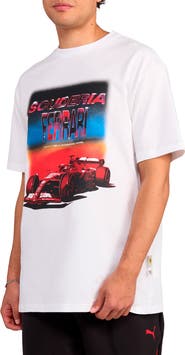 PUMA Scuderia Ferrari Tribes Cotton Graphic T-Shirt