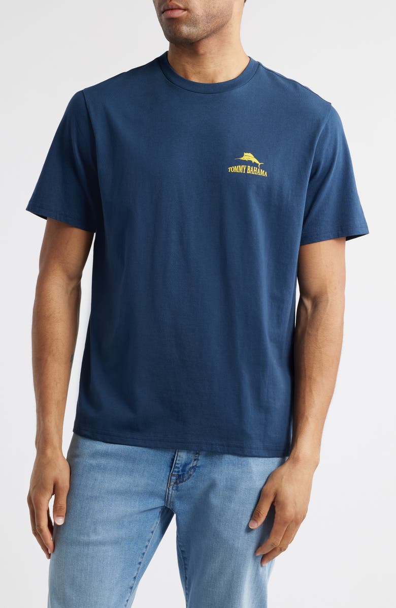 Tommy Bahama Otter Tequila Sunrise Graphic T-Shirt, Main, color, 