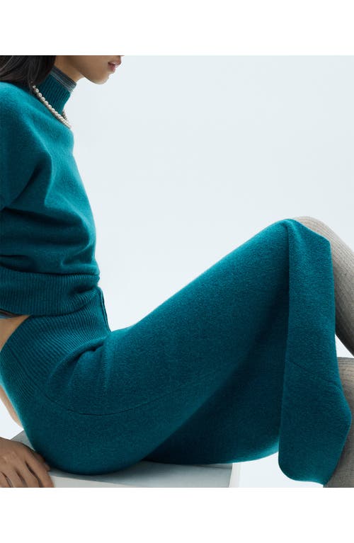 Mango Women's Wrap Shirt Dress In Green