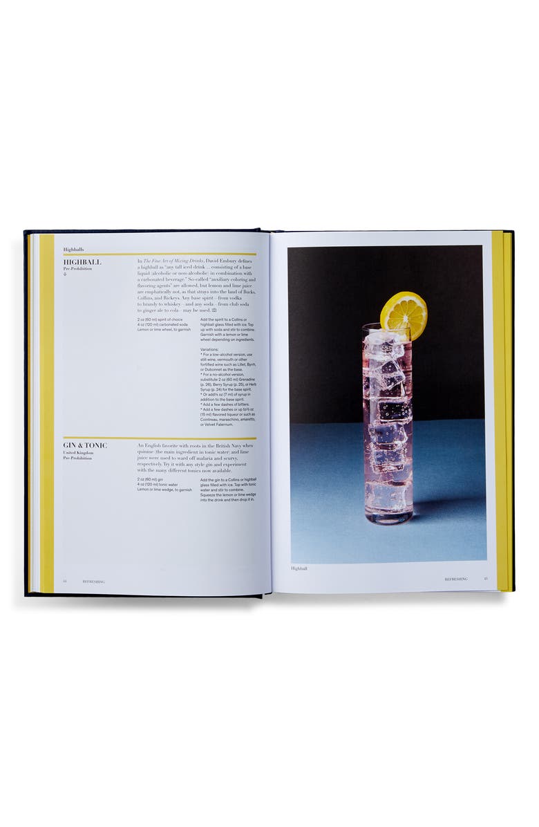 Phaidon Press 'Spirited: Cocktails from Around the World' Recipe Book, Alternate, color, Blue