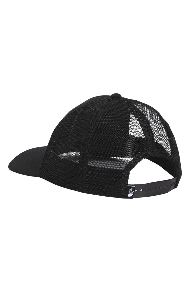The North Face Embroidered Logo Mudder Recycled Trucker Hat, Alternate, color, 