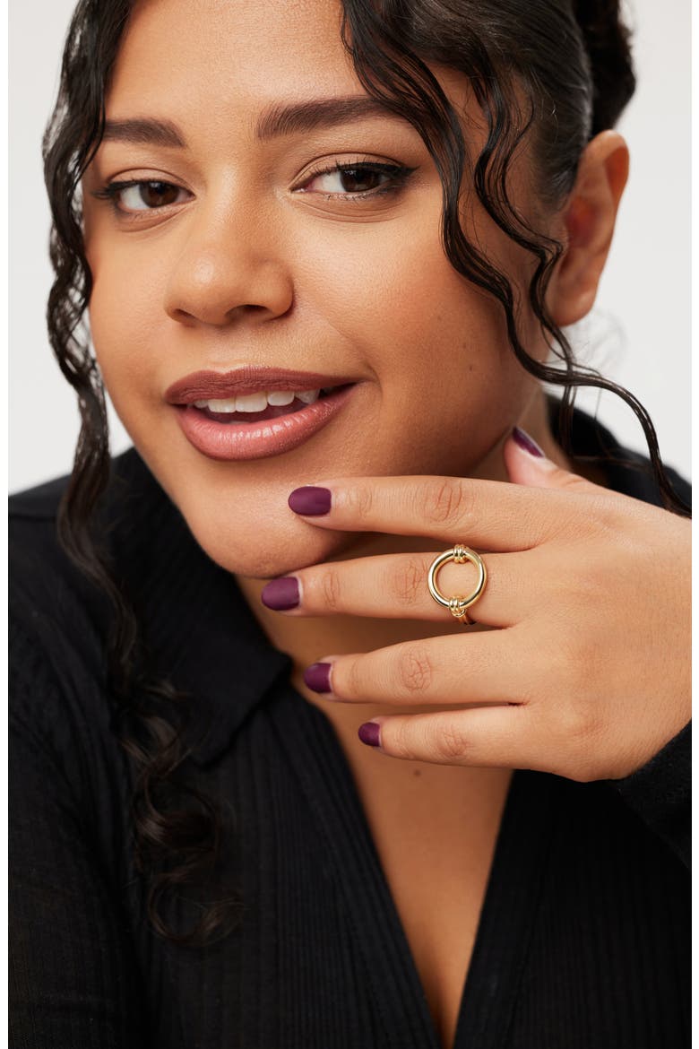Remi Open Circle Ring, Alternate, color, GOLD