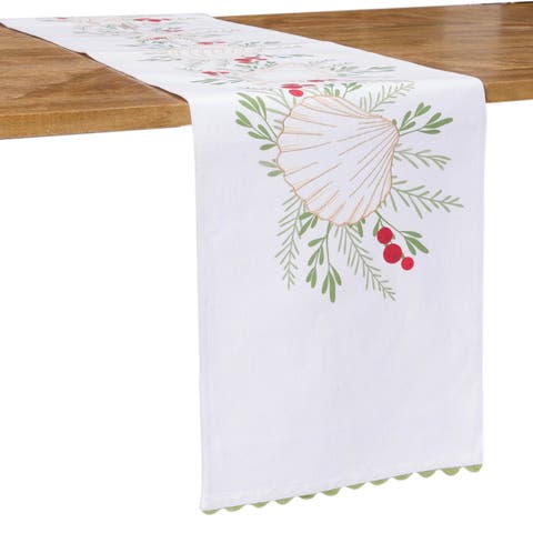 Coastal Tidings Coastal Christmas Table Runner 14" x 72"