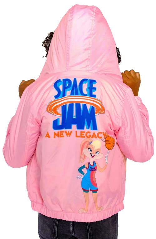 Members Only Girl's Midweight With Fur Lining Jacket In Pink