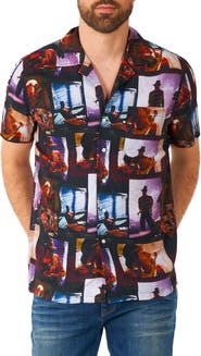 OppoSuits Nightmare on Elm Street Short Sleeve Button-Up Shirt