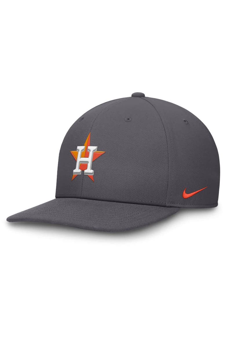 Men's Nike Gray Houston Astros Pro Performance Snapback Hat, Main, color, Gray