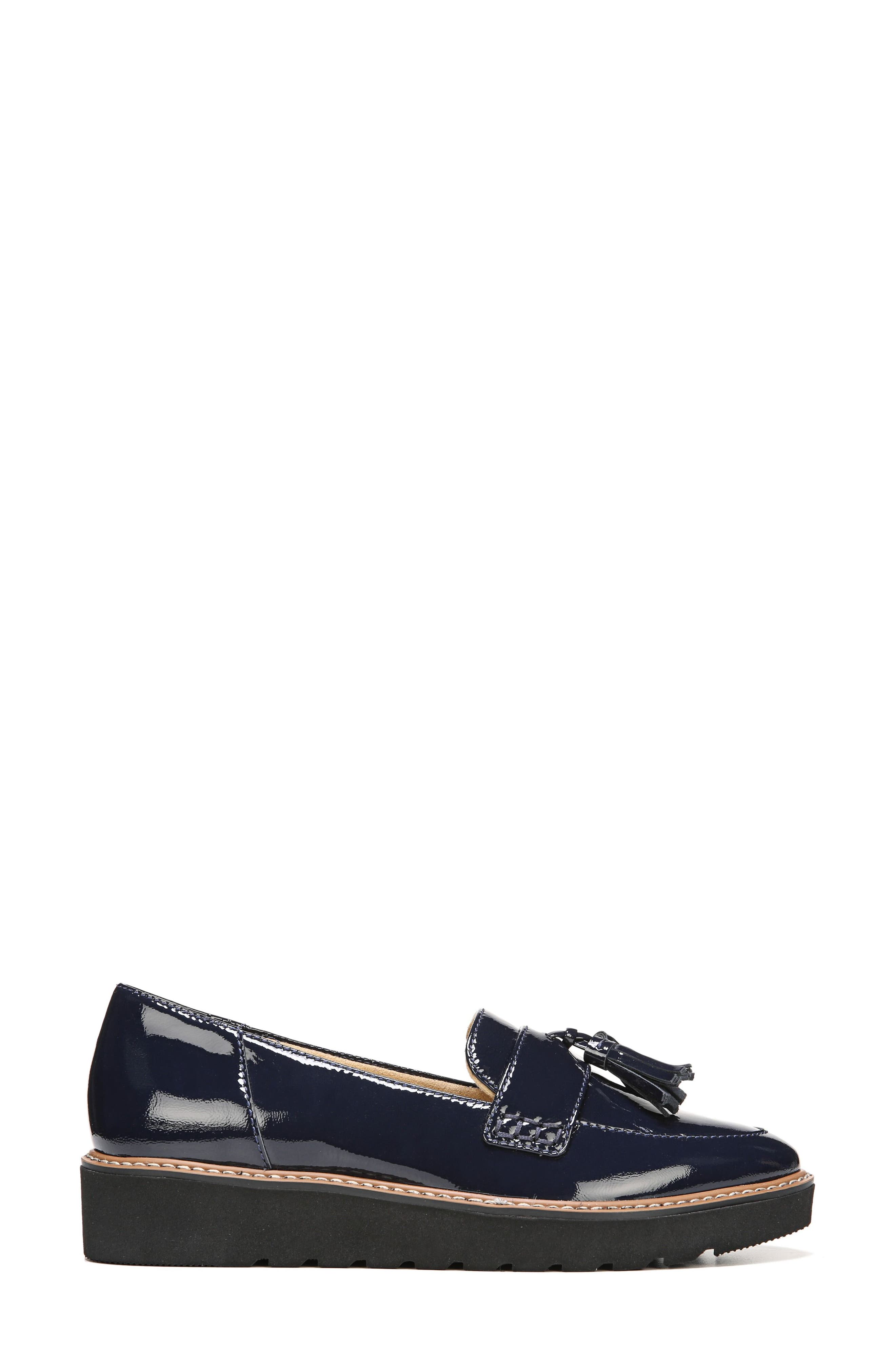 August Loafer, Alternate, color, NAVY PATENT LEATHER
