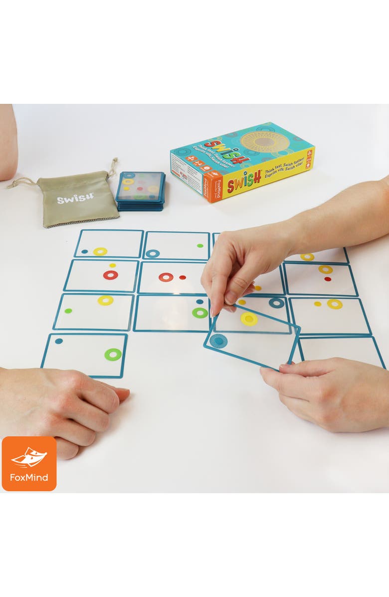 FoxMind Games Foxmind Swish Logic Puzzle Game Match Hoops & Balls, 26 Players, Ages 7+, Alternate, color, Multicolored