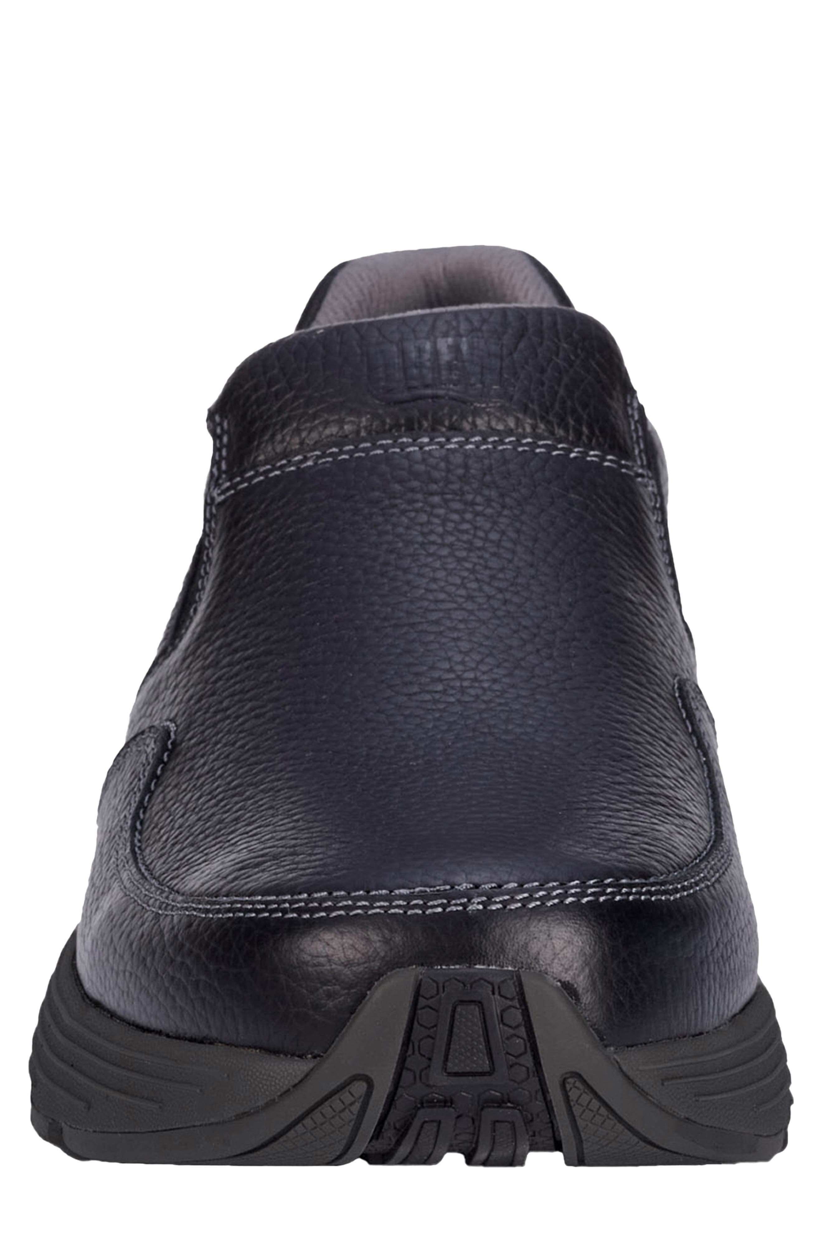 Match Leather Slip On Sneaker, Alternate, color, BLACK PEBBLED LEATHER