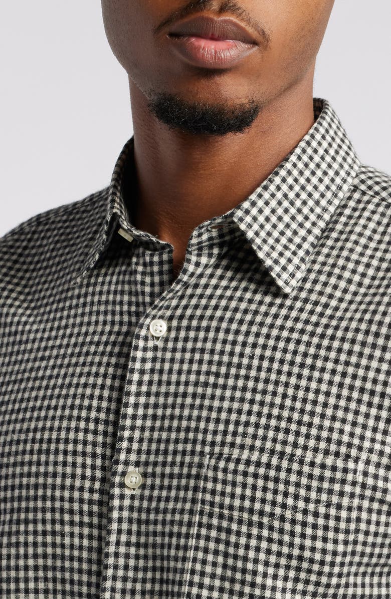Officine Générale Benoit Check Button-Up Shirt, Alternate, color,