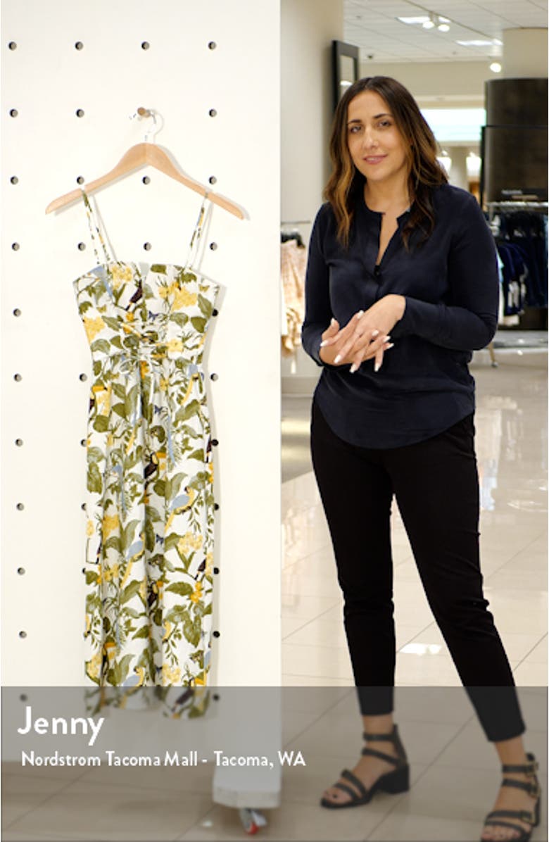 Cosima Sleeveless Linen Midi Dress, sales video thumbnail