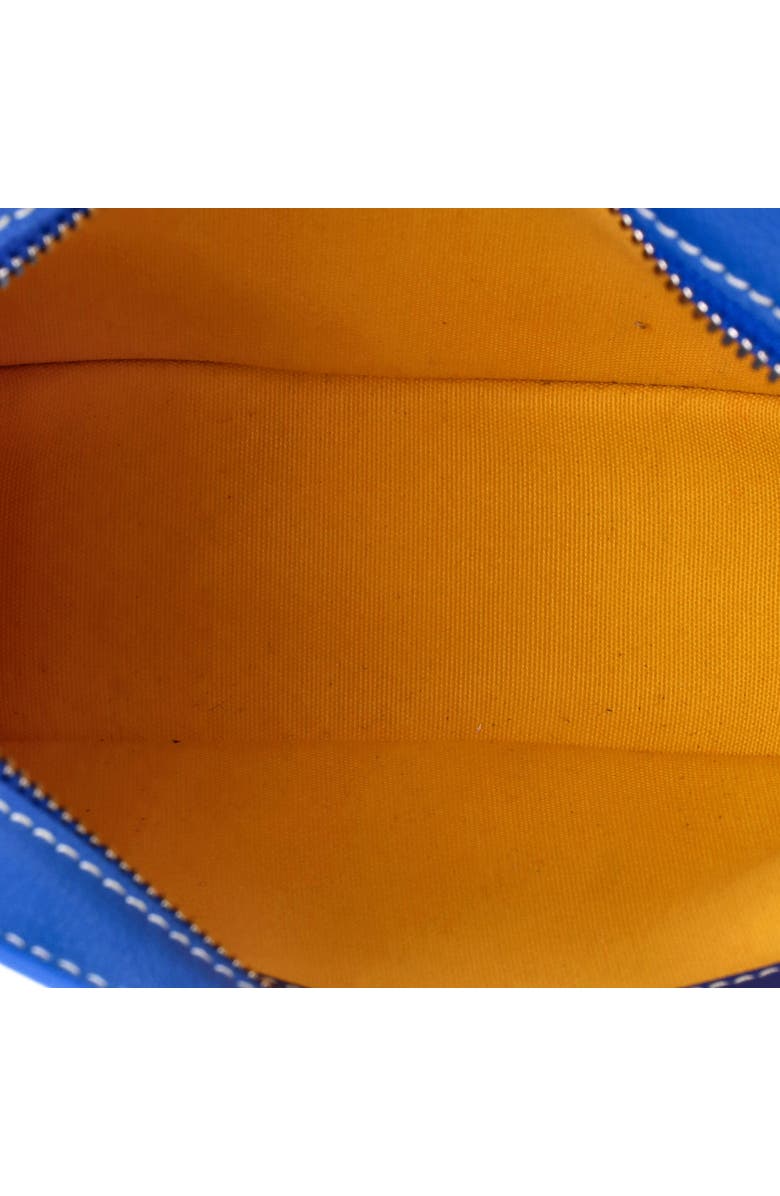 Pre-Owned Goyard Hirondelle Shoulder Bag Coated Canvas and Leather, Alternate, color, Blue