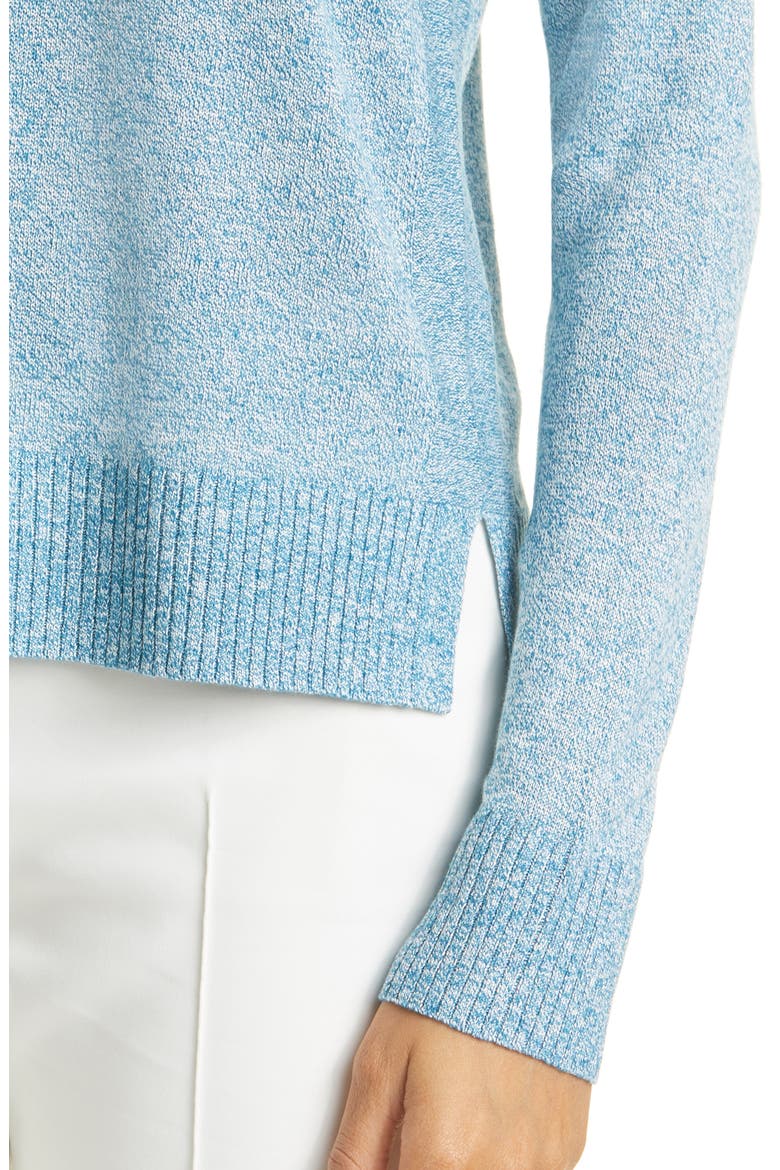 Linen Blend Boat Neck Sweater, Alternate, color, MARITIME BLUE