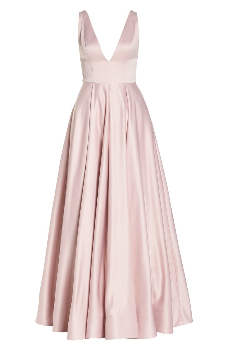 Mac Duggal Plunging V-Neck Ballgown, Alternate, color,