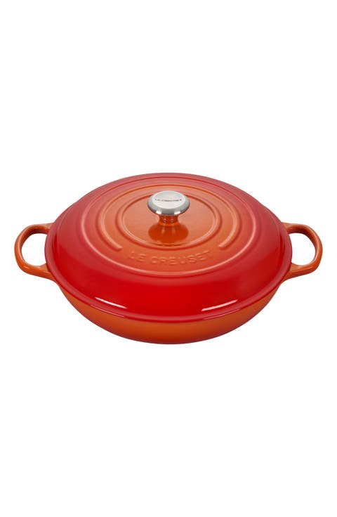 Signature 5-Quart Enameled Cast Iron Braiser