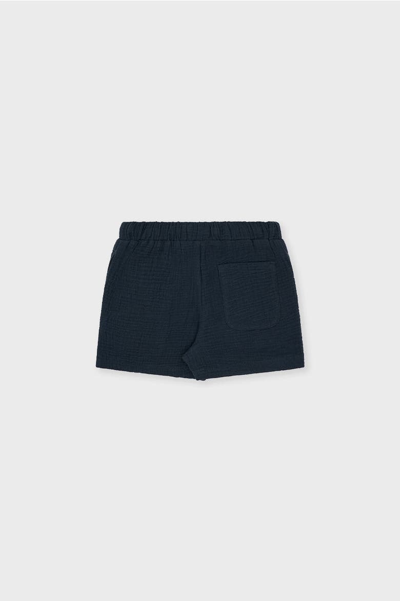 Organic Cotton Waffle Short, Alternate, color, Black