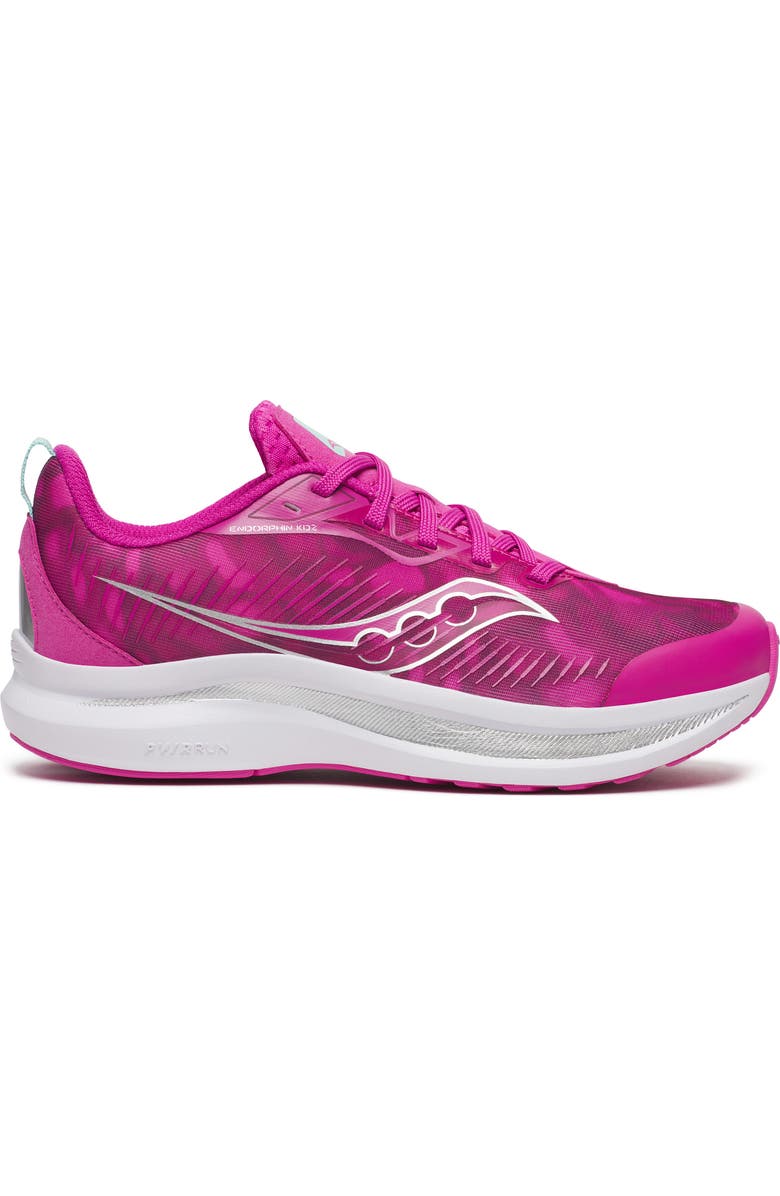 Saucony Endorphin KDZ Running Sneaker, Alternate, color, Magenta
