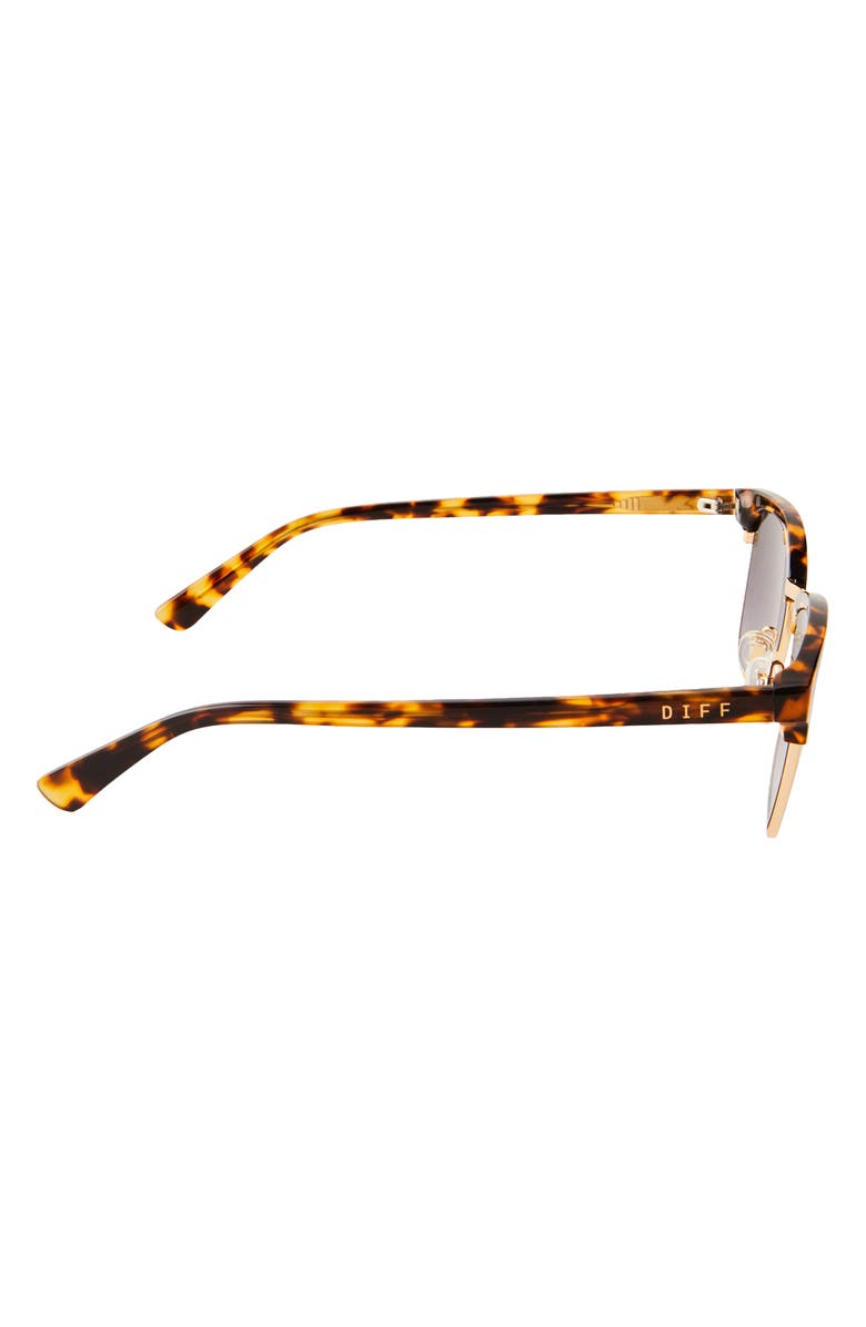 DIFF Biarritz 62mm Browline Sunglasses, Alternate, color, Brown